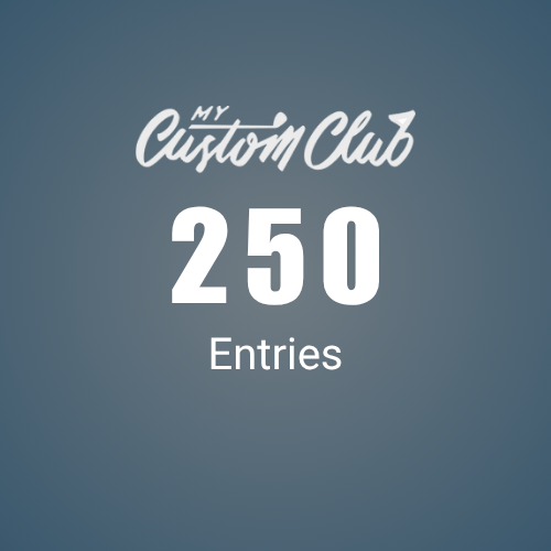 250 Entries - One Time Purchase: Trackman