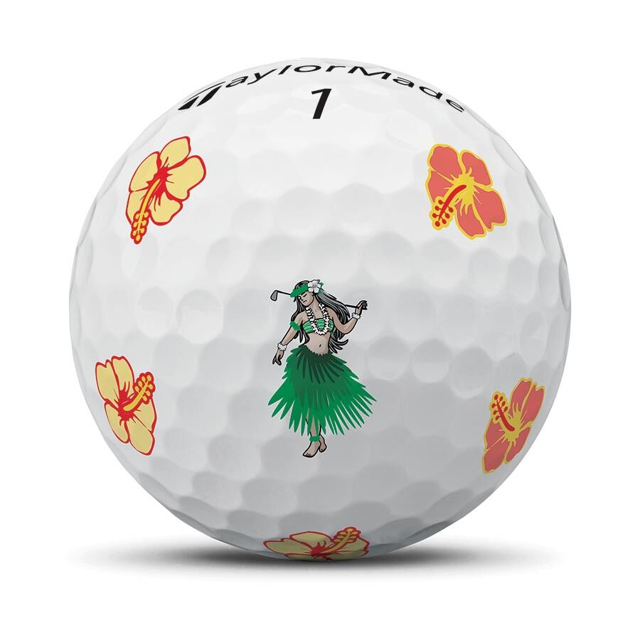 TaylorMade TP5 Pix ISLAND TIME GOLF BALLS