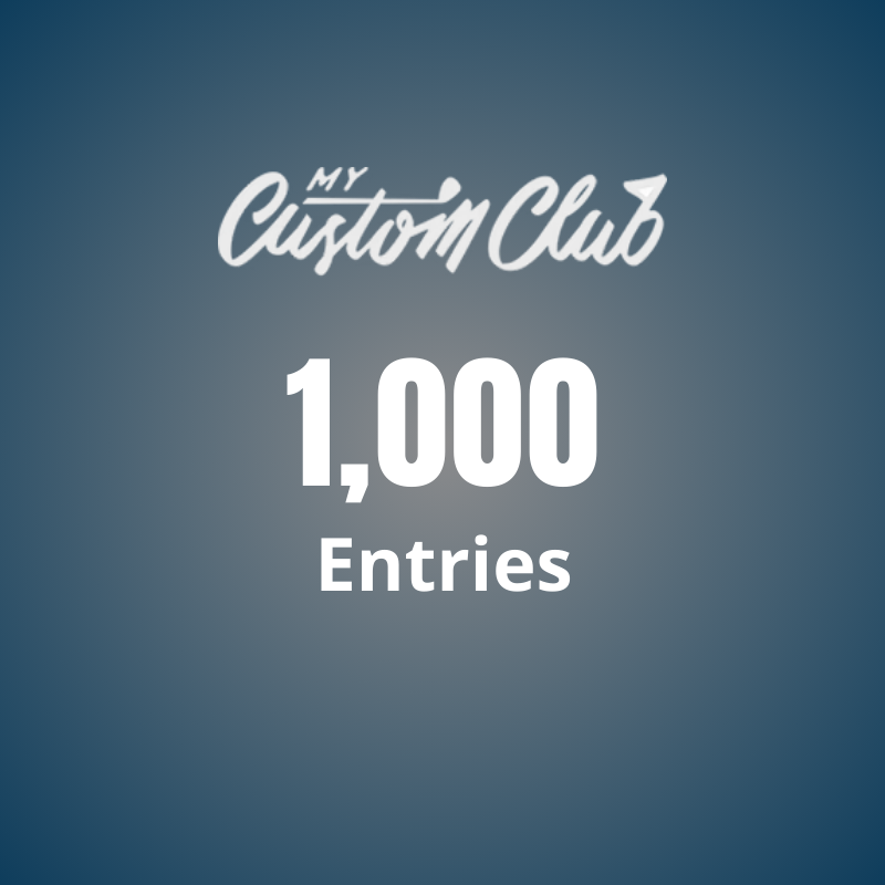 1000 Entries - One Time Purchase