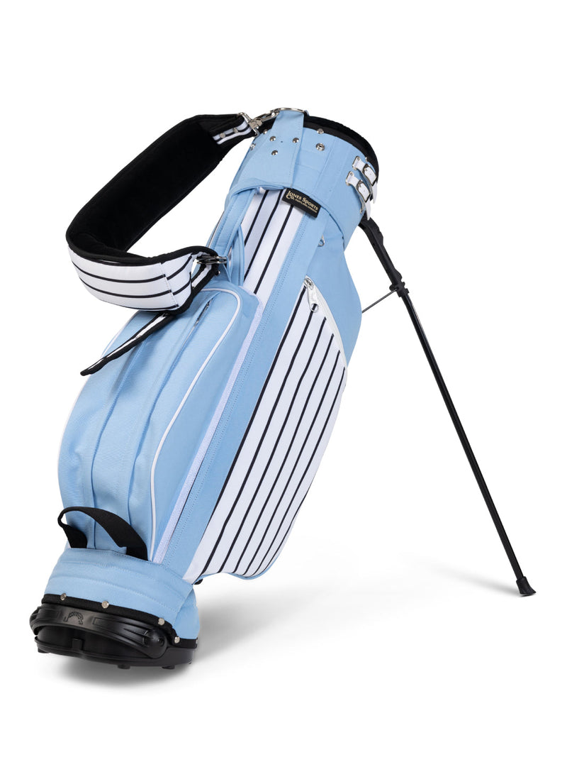 Jones Sports Co. Classic Stand Bag - Powder Blue Pinstripe