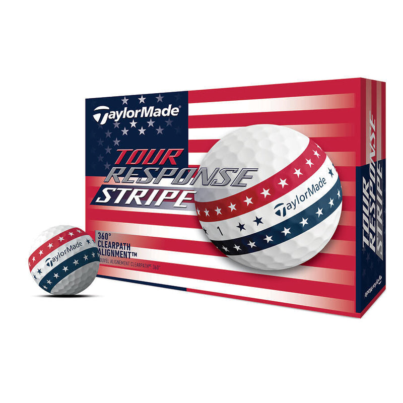 TaylorMade Tour Response Stripe USA Golf Balls