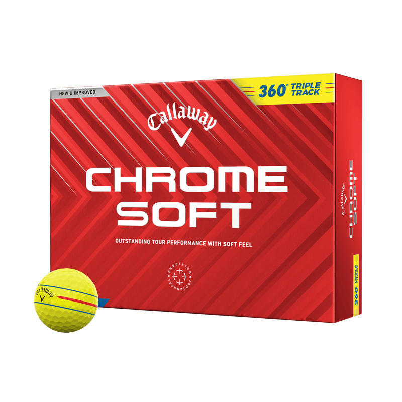 Callaway 2024 Chrome Soft 360 Triple Track Golf Balls