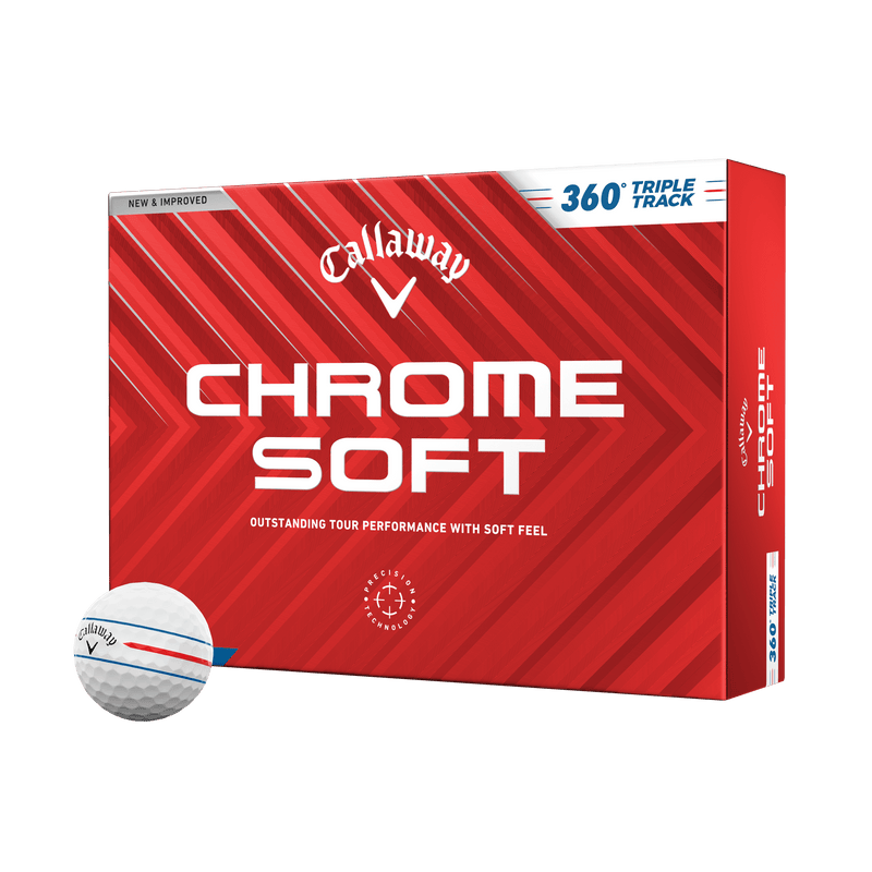 Callaway 2024 Chrome Soft 360 Triple Track Golf Balls